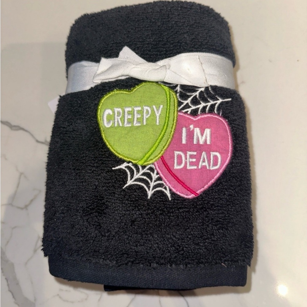 Betsey Johnson Creepy I’m Dead Towels